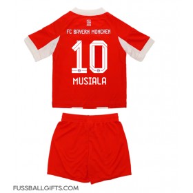 Bayern Munich Jamal Musiala #10 Fußballbekleidung Heimtrikot Kinder 2025-26 Kurzarm (+ kurze hosen)